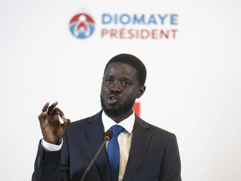 Opposition candidate Bassirou Diomaye Faye has been confirmed as Senegal's next president. (AP PHOTO)