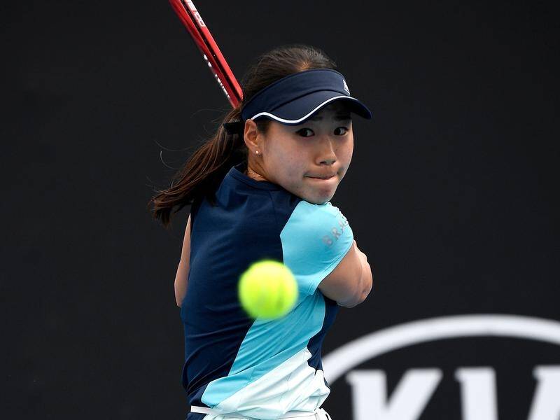 Japan's Nao Hibino has dumped out top seed Elina Svitolina in straight sets at the Thailand Open.