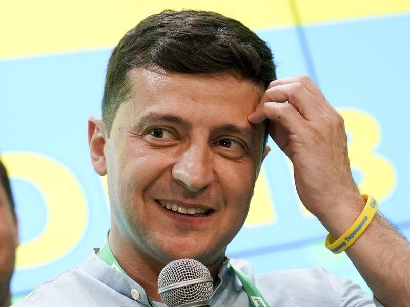 Ukrainian President Volodymyr Zelenskiy's likely victory would give him control of parliament.