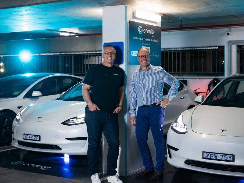 Ohmie Go founder Kyle Bolto (left) wants to have shared car spaces in at least 100 buildings by 2024 (PR HANDOUT IMAGE PHOTO)