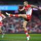 Lance Franklin helped boot the Swans to an impressive 51-point victory over St Kilda at the SCG.