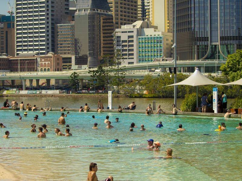 Brisbane has equalled its hottest December temperature, reaching 41.2 degrees.