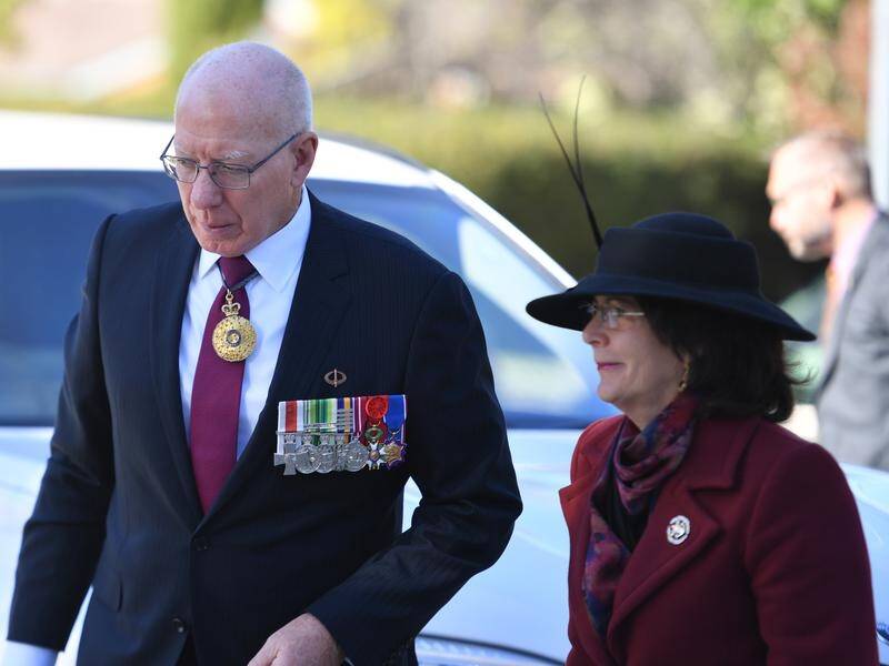 Governor-General David Hurley and his wife Linda Hurley appeared in two Instagram posts.