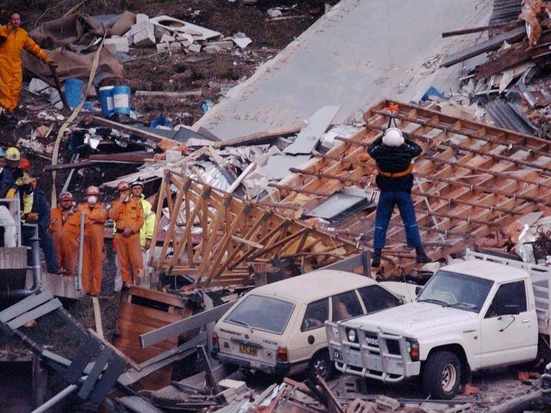 The Thredbo landslide disaster on July 30, 1997 claimed 18 lives. (AP PHOTO)