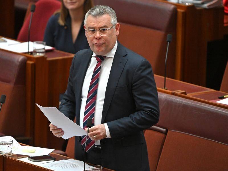 Minister Murray Watt has warned supermarkets to "not profit off hardworking Aussies" at Christmas. (Mick Tsikas/AAP PHOTOS)
