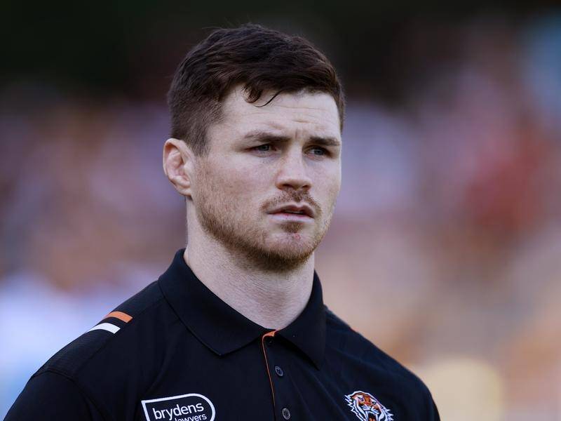 English star John Bateman won't be rushed into action for the Tigers before he's ready. (Mark Evans/AAP PHOTOS)