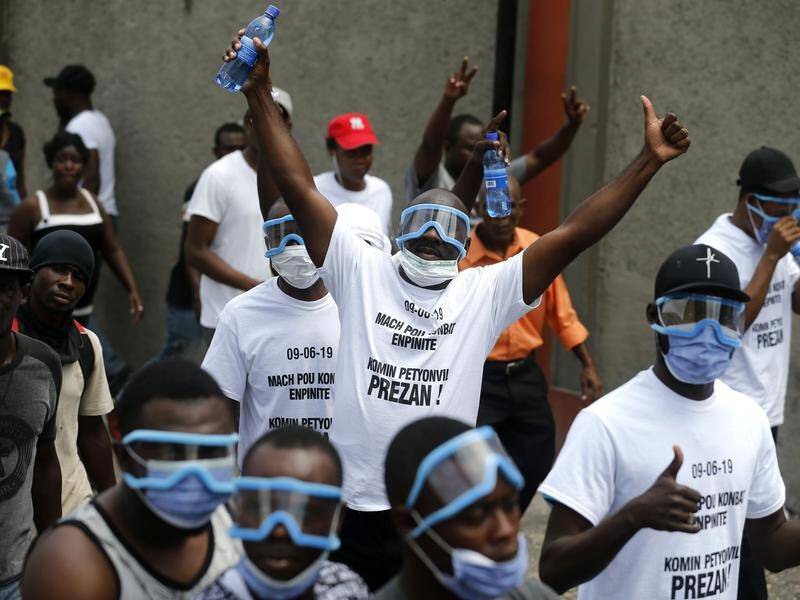 Two dead as protests rock Haiti's capital