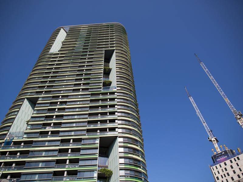 Sydney's Opal Tower which was the first high-rise building evacuated due to cracking.