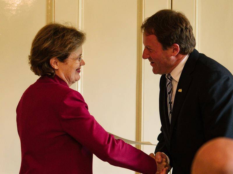 SA Governor Frances Adamson swore in Josh Teague as attorney-general at Government House.
