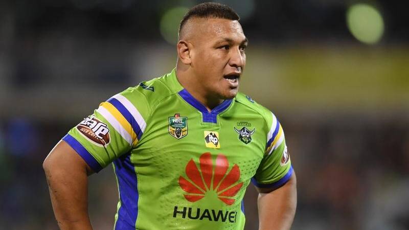 Canberra Raiders forward Josh Papalii is unavailable due to Maroons duties.