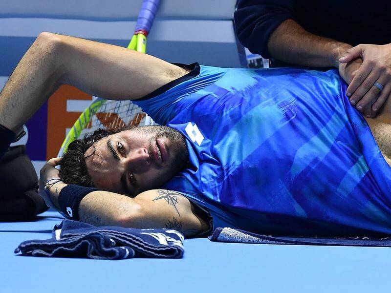 Matteo Berrettini is out of the Davis Cup Finals due to an injury he incurred in the ATP Finals.