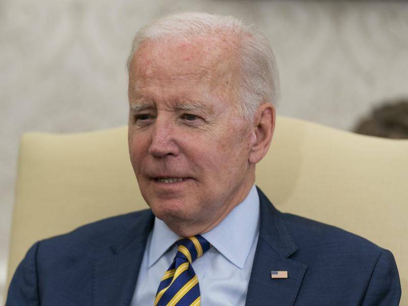 Joe Biden has urged Russian leader Vladimir Putin not to use any form of nuclear weapons in Ukraine. (AP PHOTO)