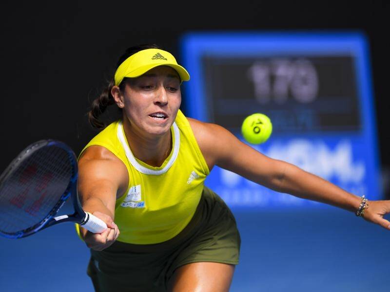 Unseeded American Jessica Pegula has continued her giant-killing run at the Australian Open.