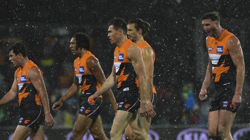 The Giants had a snowflake's chance in hell against the Hawks.