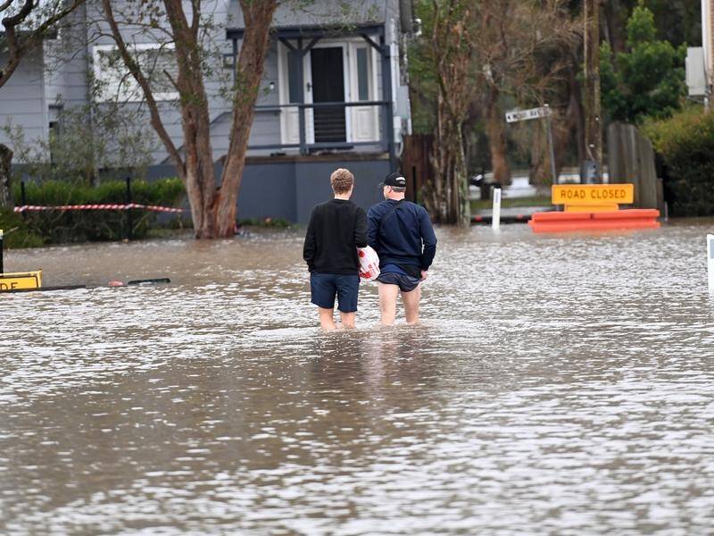 Major flooding is occurring in areas surrounding Sydney and on the Central Coast.