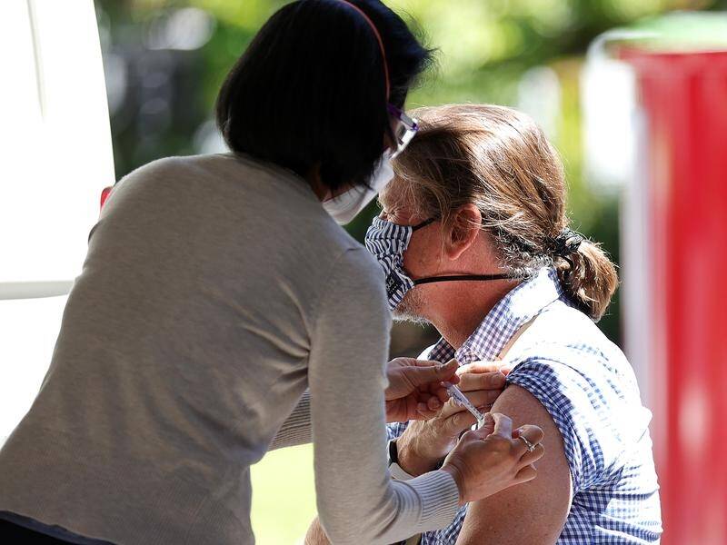 Victoria has 62.2 per cent of adults with three doses of coronavirus vaccine.