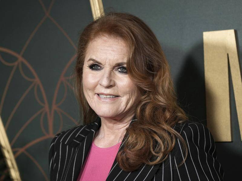 Sarah Ferguson will take part in a Melbourne summit that will tackle poverty around the world. (AP PHOTO)