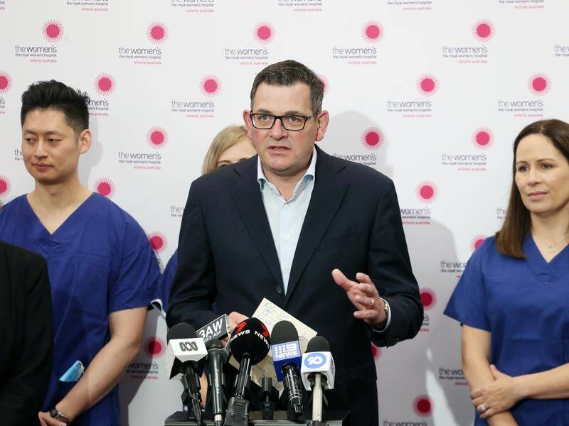 A Liberal candidate has apologised for his comments about Premier Daniel Andrews made in a video. (David Crosling/AAP PHOTOS)