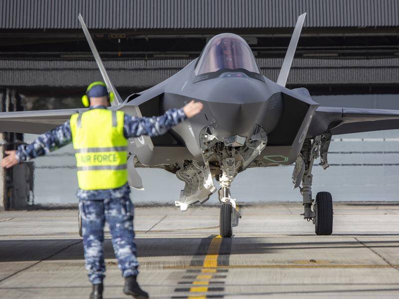 Two new combat jets have arrived at a NSW Air Force base from the US.