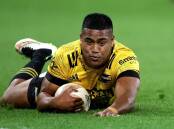 Julian Savea scored the first try in the Hurricanes' Super Rugby win over the Melbourne Rebels.