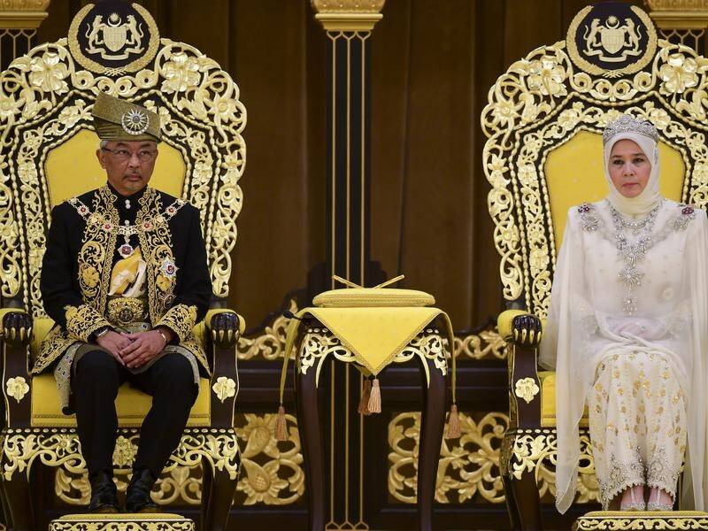 Malaysia has a new Royal couple after the official crowning of Sultan Abdullah .