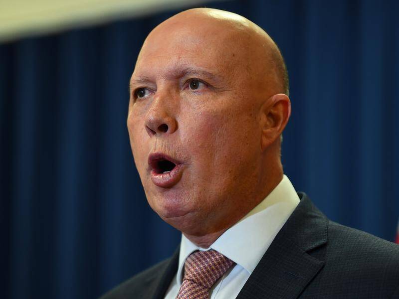 Leader of the Opposition Peter Dutton wants alcohol bans brought back in Alice Springs. (Jono Searle/AAP PHOTOS)