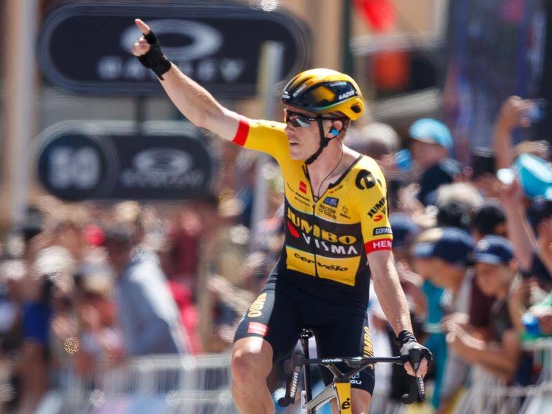 Rohan Dennis, who will retire this year, had his most recent win in stage two of the Tour Down Under (Matt Turner/AAP PHOTOS)