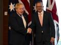 Anthony Albanese held talks with British PM Boris Johnson ahead of the NATO Leaders' Summit.