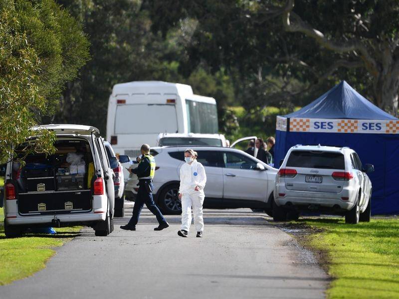 Victoria Police are investigating after the discovery of a body in a burnt-out car in Bangholme.