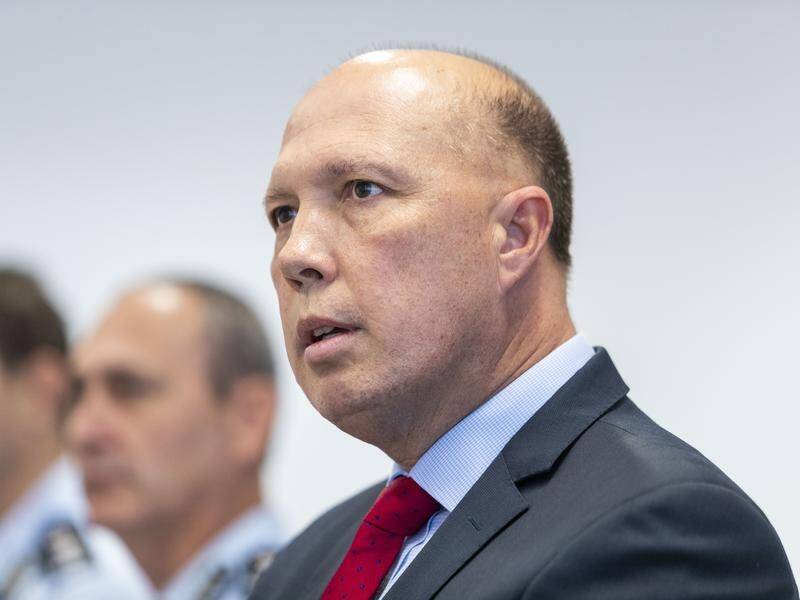 Home Affairs Minister Peter Dutton wants tech giants to grant access to encrypted messaging services