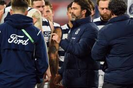 Two-time premiership coach Chris Scott is confident the Cats can arrest their slide. (Julian Smith/AAP PHOTOS)
