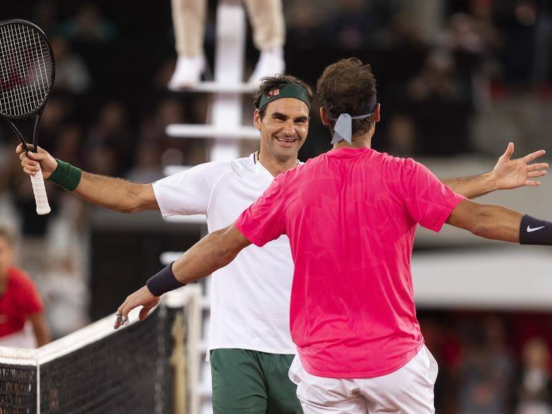 Roger Federer and Rafael Nadal are among the tennis stars waiting out the coronavirus shutdown.