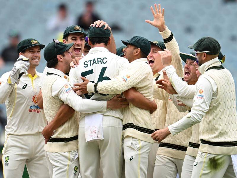 Australia have recorded an innings and 182-run Test win over South Africa at the MCG. (Joel Carrett/AAP PHOTOS)