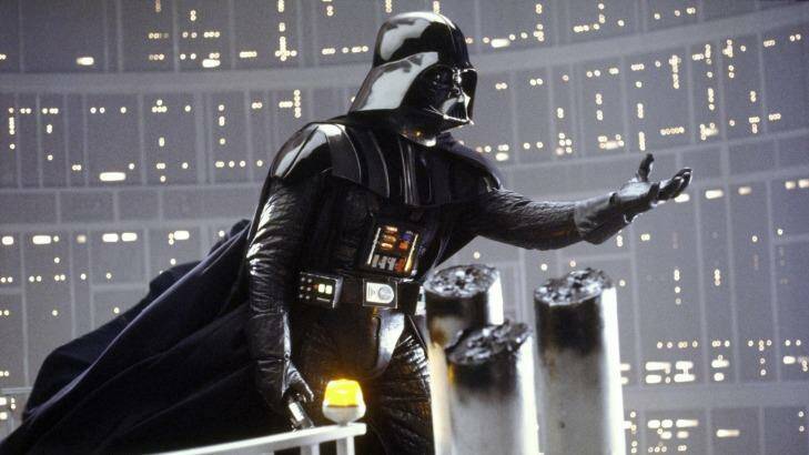 Darth Vader during a pivotal scene in The Empire Strikes Back. Picture: Lucasfilm