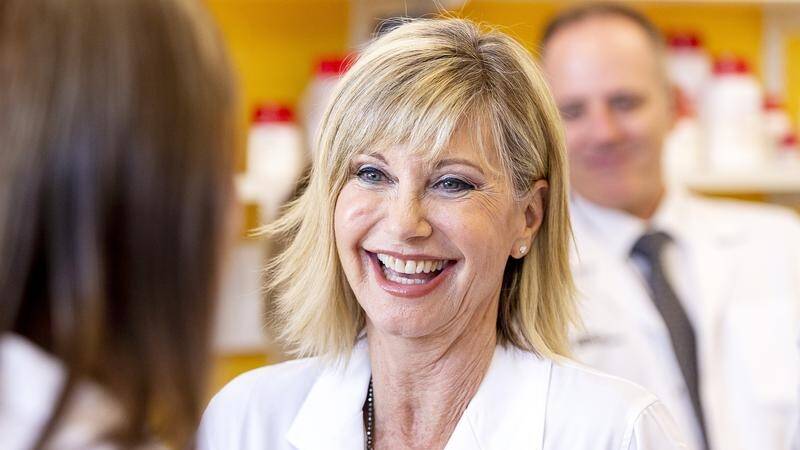 Olivia Newton-John died at her home in California aged 73. Picture: AAP