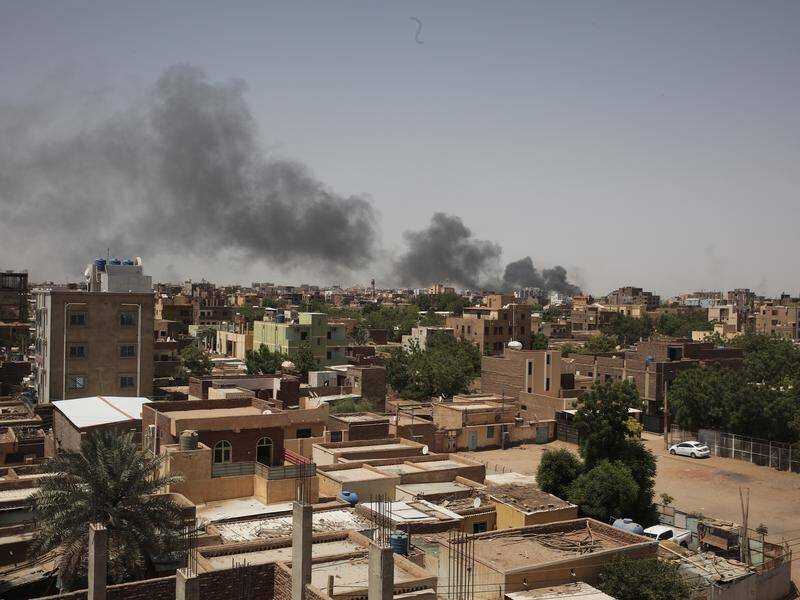 Fierce fighting continues in Sudan with no police safeguarding against looting, chaos. (AP PHOTO)