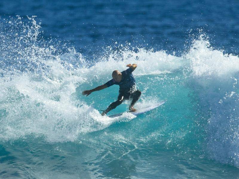 Kelly Slater missed the WSL mid-season cut after a thire round elimination Margaret River. (PR HANDOUT IMAGE PHOTO)