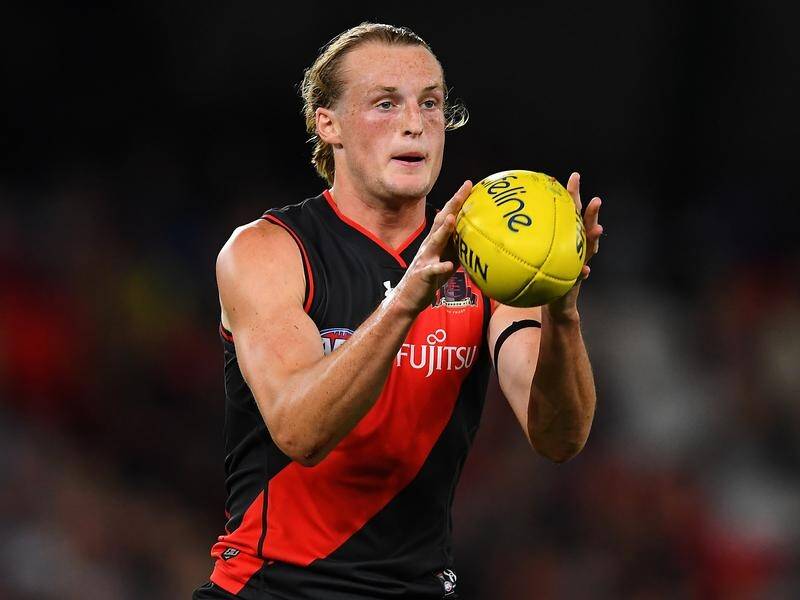 Essendon's Mason Redman (pic) is facing a one-match AFL ban for striking.