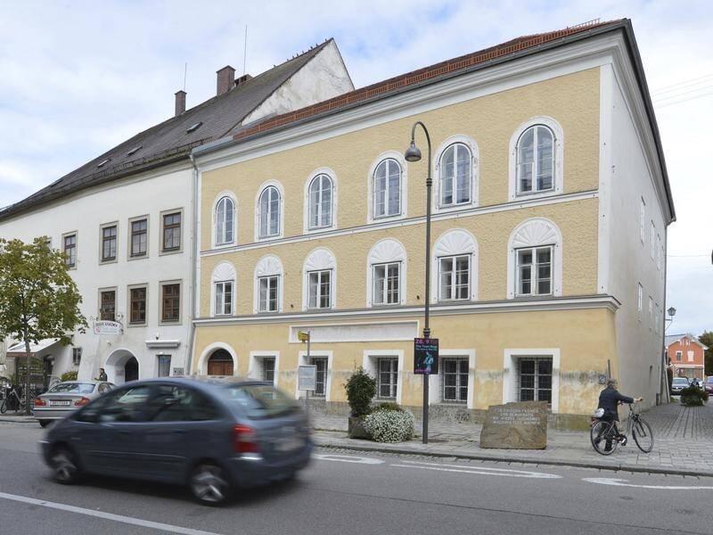 Austrian police officers are expected to move into a house where Adolf Hitler was born in 2026. (AP PHOTO)