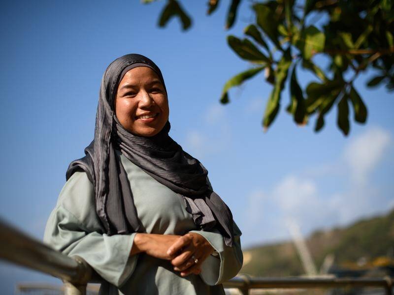 Farzian Zainal is the first local to administer the Christmas and Cocos Islands in the Indian Ocean. (Bianca De Marchi/AAP PHOTOS)
