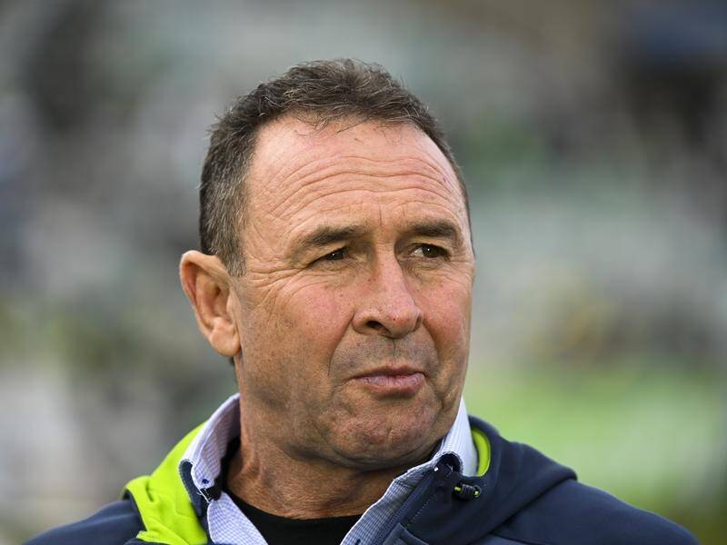Back in action, Canberra coach Ricky Stuart says he missed his players during his ban. (Lukas Coch/AAP PHOTOS)