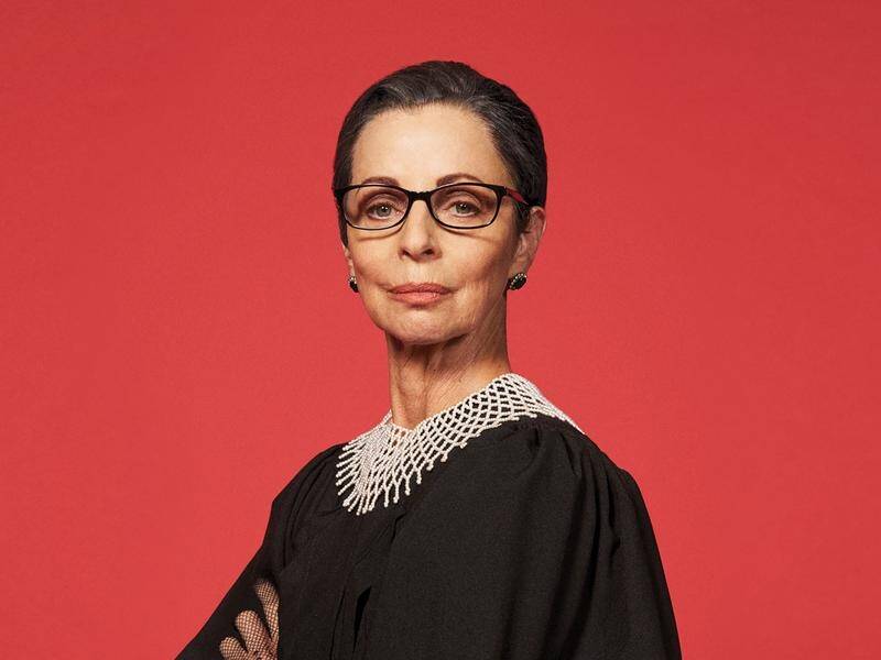 Heather Mitchell returns as Ruth Bader Ginsburg in the Sydney Theatre Company's RBG: Of Many, One. (HANDOUT/SYDNEY THEATRE COMPANY)