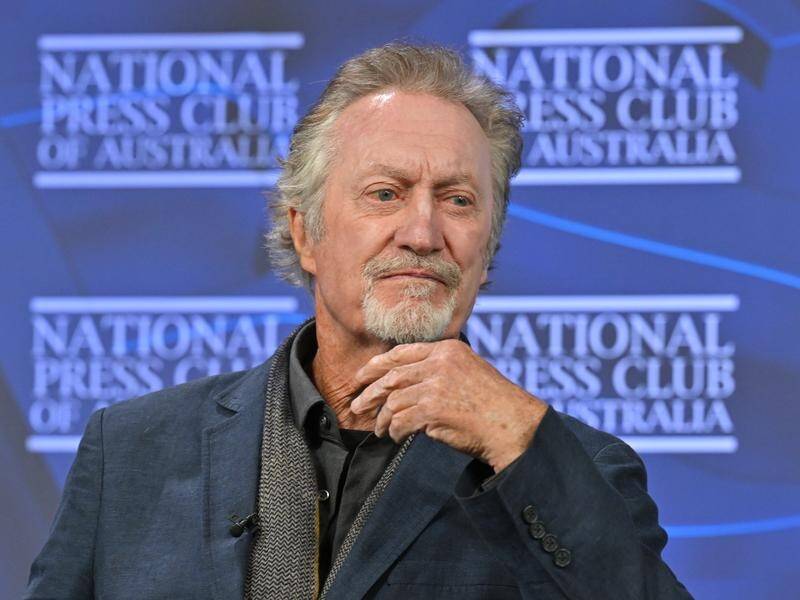 Streaming giants should have to meet Australian content quotas, actor Bryan Brown says. (Mick Tsikas/AAP PHOTOS)