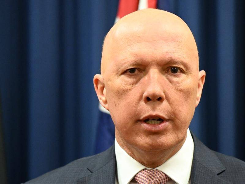 Coalition leader Peter Dutton says Teena McQueen made a mistake, but her comments won't be repeated. (Darren England/AAP PHOTOS)