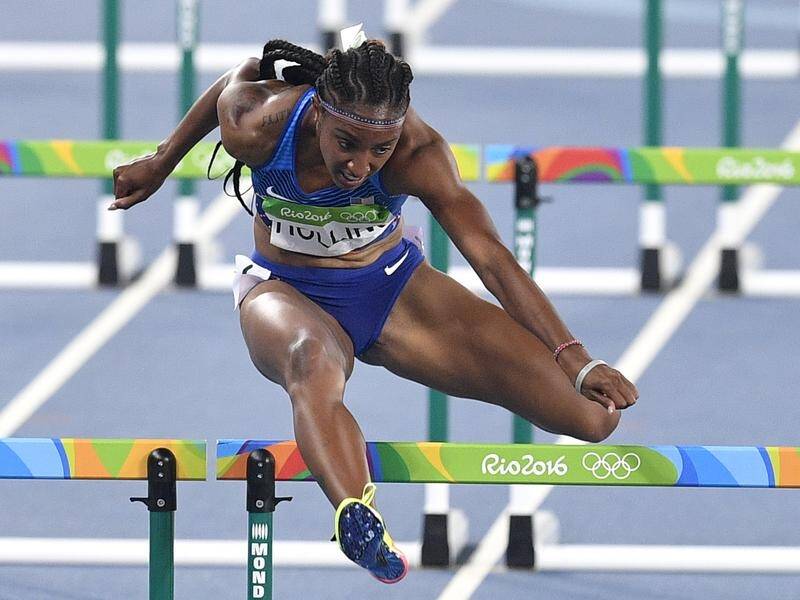Brianna Rollins-McNeal won gold in the the 2016 2016 Rio de Janeiro Olympics.