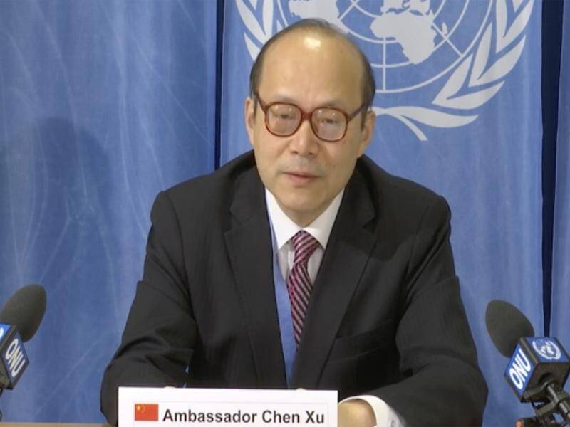 Chinese ambassador to the UN Chen Xu has rejected any co-operation with the UN human rights office. (AP PHOTO)