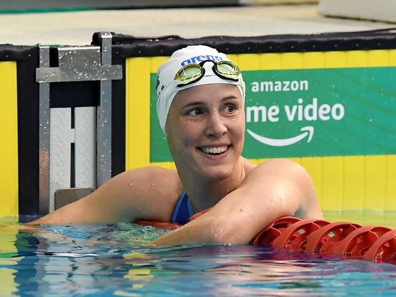Bronte Campbell has returned to win the 100m free at the national short course championships. (Dave Hunt/AAP PHOTOS)