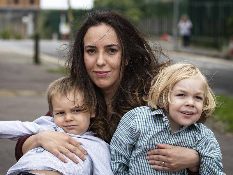 Stella Moris and her children Max and Gabriel have visited Julian Assange in Belmarsh Prison.