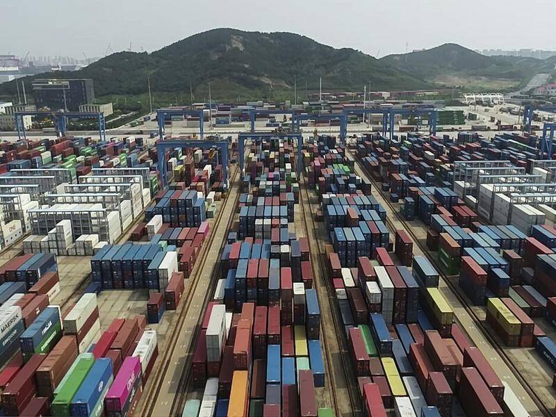 China's exports in September rose 9.9 per cent from a year earlier and imports surged 13.2 per cent.