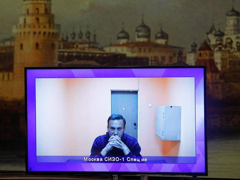 A Russian court has ordered opposition leader Alexei Navalny be kept in jail.
